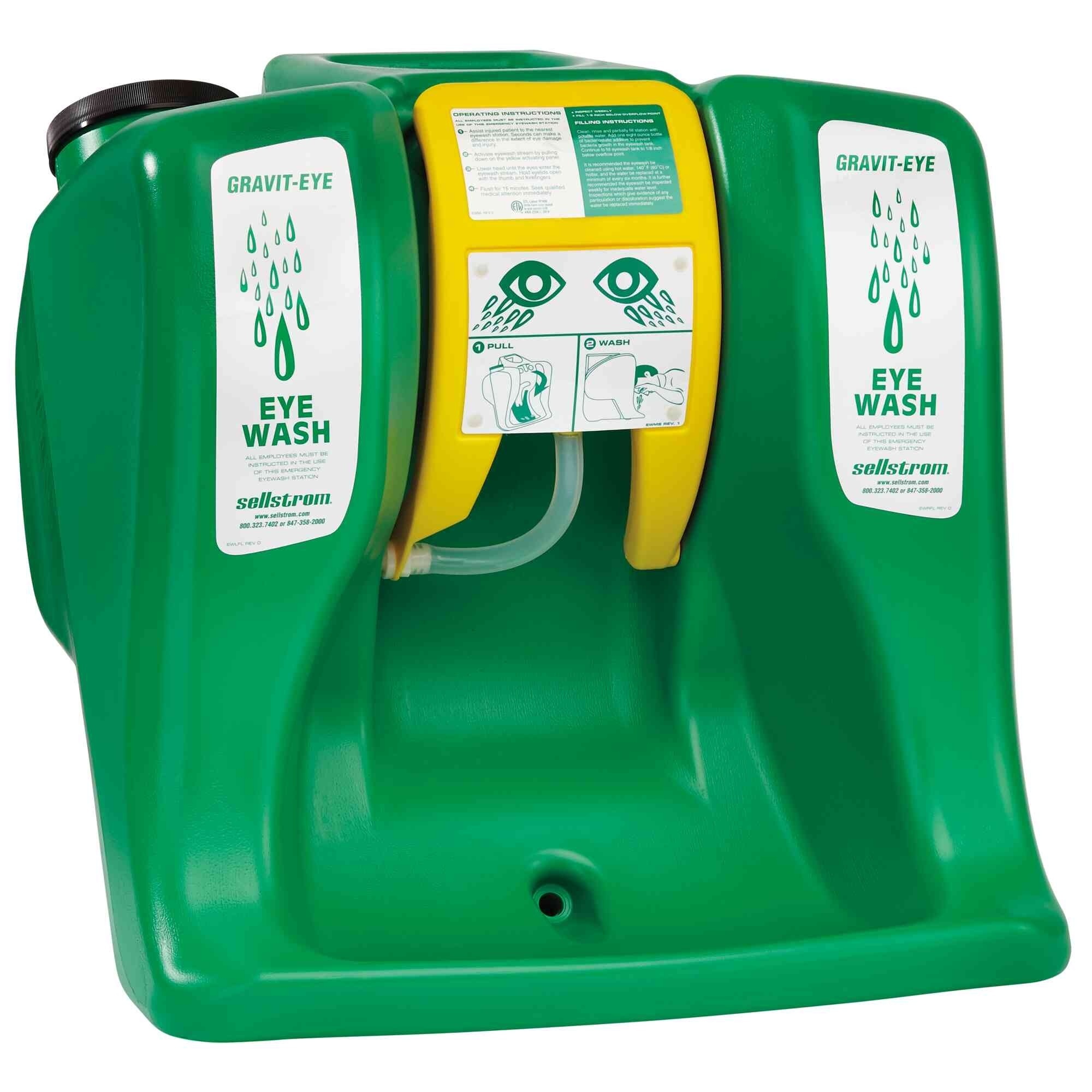 Sellstrom® - 16 gallon Gravit-Eye Portable Eyewash Station - Model # S90320